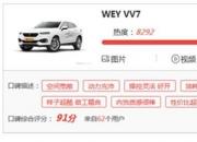 打破油耗认知误区 VV7重新定义中型SUV