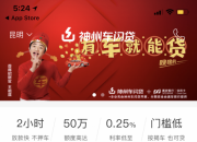 神州车闪贷APP申请评估一条龙，高额贷款秒批