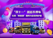 护航双十一 东风轻型车服务加码再升级